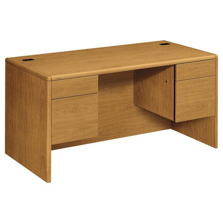 Hon Pedestal Desk Desk, 3/4 Height Double Pedestals, 30 in D X 29-1/2 in H, 60" W X H10771.CC